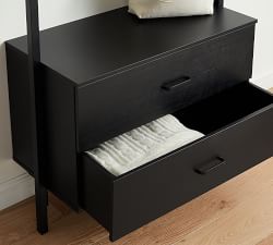 Temple Street Closet Rail with Drawer