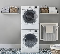 Aubrey Laundry Drying Rack with Shelves