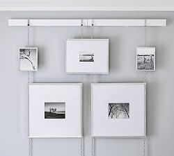 Hanging Picture Frame Rail - White