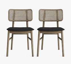 Serling Leather Dining Chairs, Set of 2