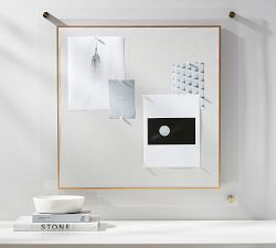 Acrylic &amp; Brass Modular Wall Organization Collection
