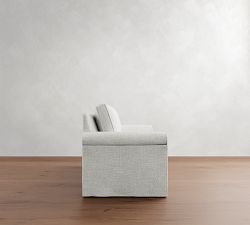 Cameron Roll Arm Slipcovered Sleeper Sofa  (88")