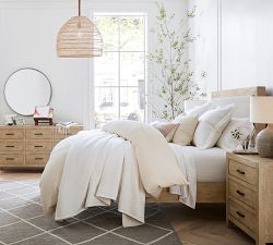 Flora Rattan Pendant (19"-23")