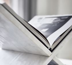 White Marble Magazine Holder