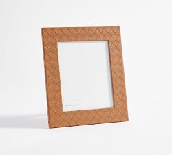 Woven Leather Frames