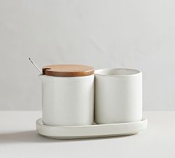 Mason Stoneware Cream &amp; Sugar Set
