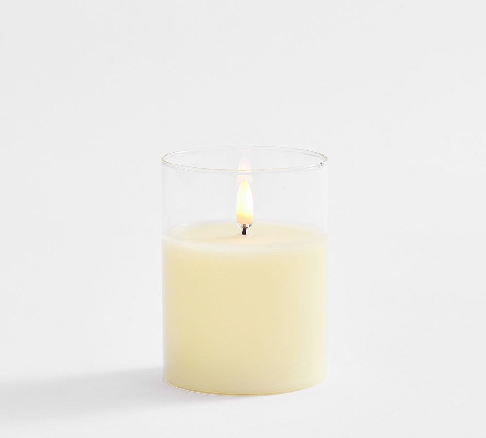 Radiance Flickering Flameless Candle - 3.5"x5" - Ivory