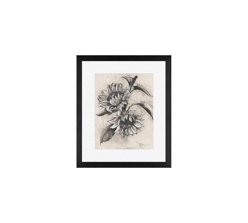 Sunflower on Branch Sketch