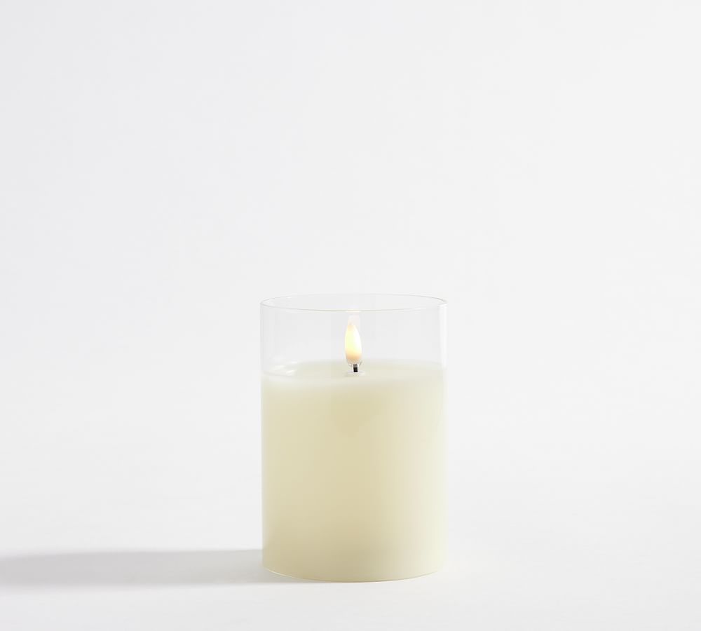 Radiance Flickering Flameless Candle - 3"x4" - Ivory