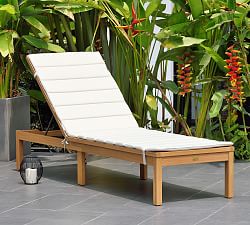 Dalton Eucalyptus Outdoor Single Chaise Lounge