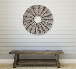 Nami Seagrass Round Wall Décor, 28"