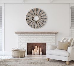 Nami Seagrass Round Wall Décor, 28"