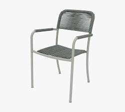 Pimenta 9-Piece Rectangular Outdoor Dining Table with Garey Rope Dining Armchair Set