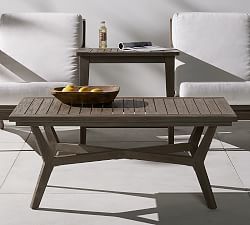 Raylan Teak Outdoor Rectangular Outdoor Coffee Table