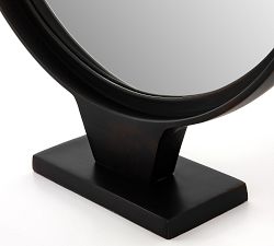 Round Zenon Mirror on Stand