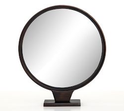 Round Zenon Mirror on Stand