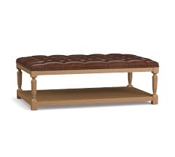 Trenta Leather Ottoman