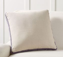Velvet Linen Gusset Pillow Covers