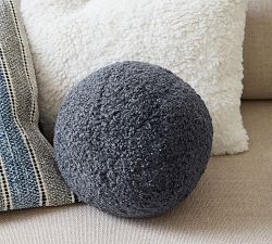 Cozy Teddy Ball Pillow