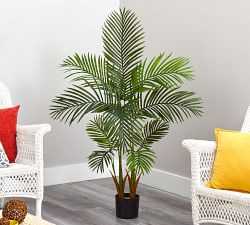 Faux Areca Palm Trees