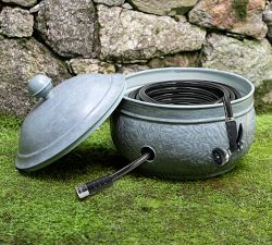 Joanna Blue Verde Hose Pot with Lid