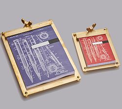 Scribner Brass Notepad