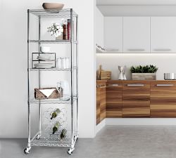 Wire Rolling Storage Cart