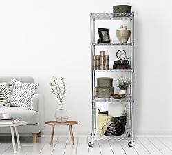 Wire Rolling Storage Cart