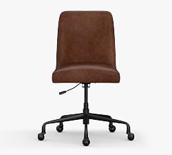 Layton Leather Swivel Desk Chair