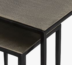 Marrow Metal Nesting End Table (12.5"- 16")