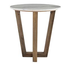 Manali Round Marble End Table