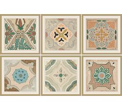 Bahia Tapestry Framed Print