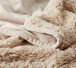 Faux Fur Doodle Throw