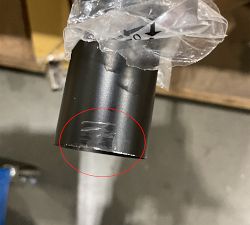 Open Box: Curtain Double Rod &amp; Wall Bracket, 48-88", 1.25" Diam. - Antique Bronze