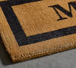 Monogrammed Framed Doormat