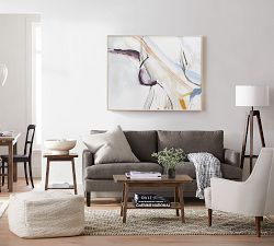 Olive Tweed Fringe Throw