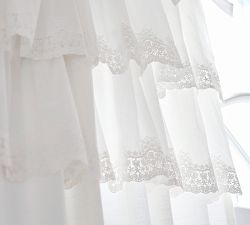LoveShackFancy Ruffle Crochet Curtain