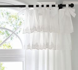 LoveShackFancy Ruffle Crochet Curtain