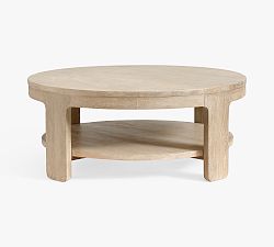 Open Box: Aptos Round Coffee Table (40") - Sandwash