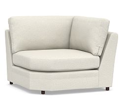 Open Box: Pearce Modern Upholstered Wedge - Performance Boucle Oatmeal