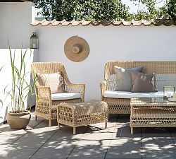 Dollie Outdoor Ottoman (23.6")