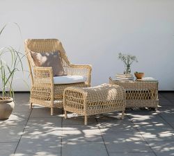 Dollie Outdoor Ottoman (23.6")