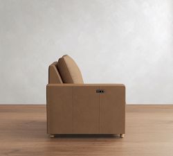 Build Your Own Westwood Square Arm Leather Power Reclining Sectional