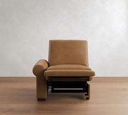 Build Your Own Turner Roll Arm Leather Power Reclining Sectional