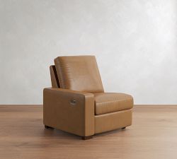 Build Your Own Turner Square Arm Leather Power Reclining Sectional
