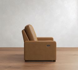 Turner Square Arm Leather Power Recliner