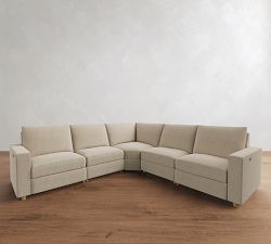 Westwood Square Arm Power Reclining L-Shaped Sectional (119")