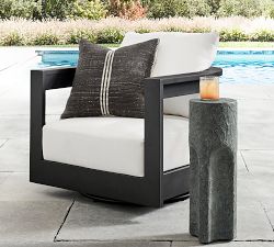 Miles Striped Outdoor Pillow - Thumbnail 4
