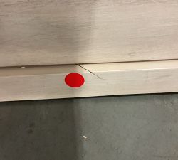 Open Box: Cayman Nightstand without Glass Top (27") - Biscotti