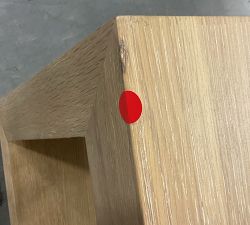 Open Box: Folsom Rectangular Coffee Table (58") - Cerused Natural